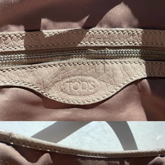 TOD’S Taupe Leather Tote Bag - Picture 8 of 8